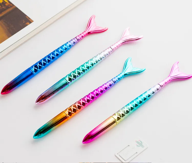Wholesale Colorful Mermaid Mermaid Gel Pen Creative School Supplies, Novel  Office Gift, Cute Stationery Styling Fish Design From Lovehome899, $0.71